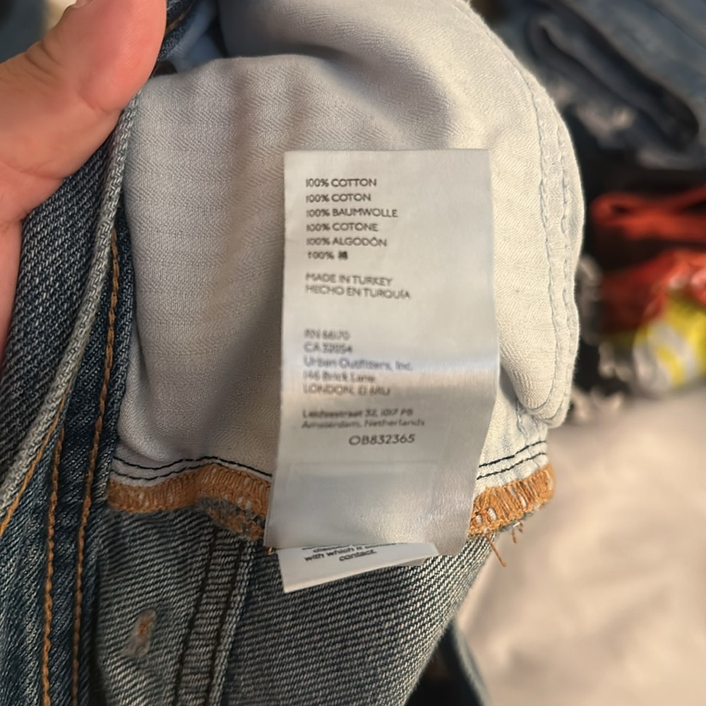 We The Free Blue Straight Leg Jeans - Picture 8 of 8
